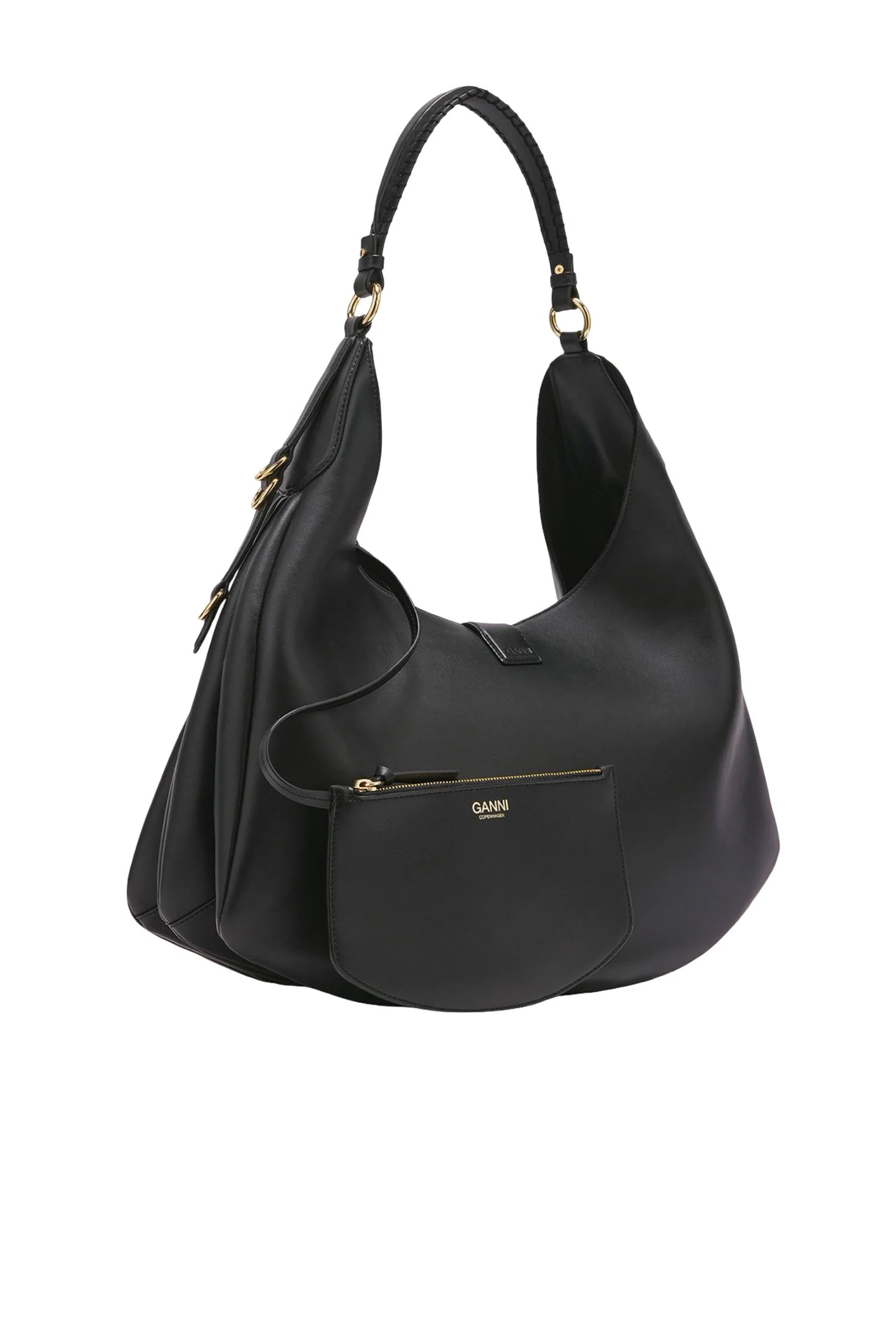 Sort Kat Large Gold Bag - Image 3