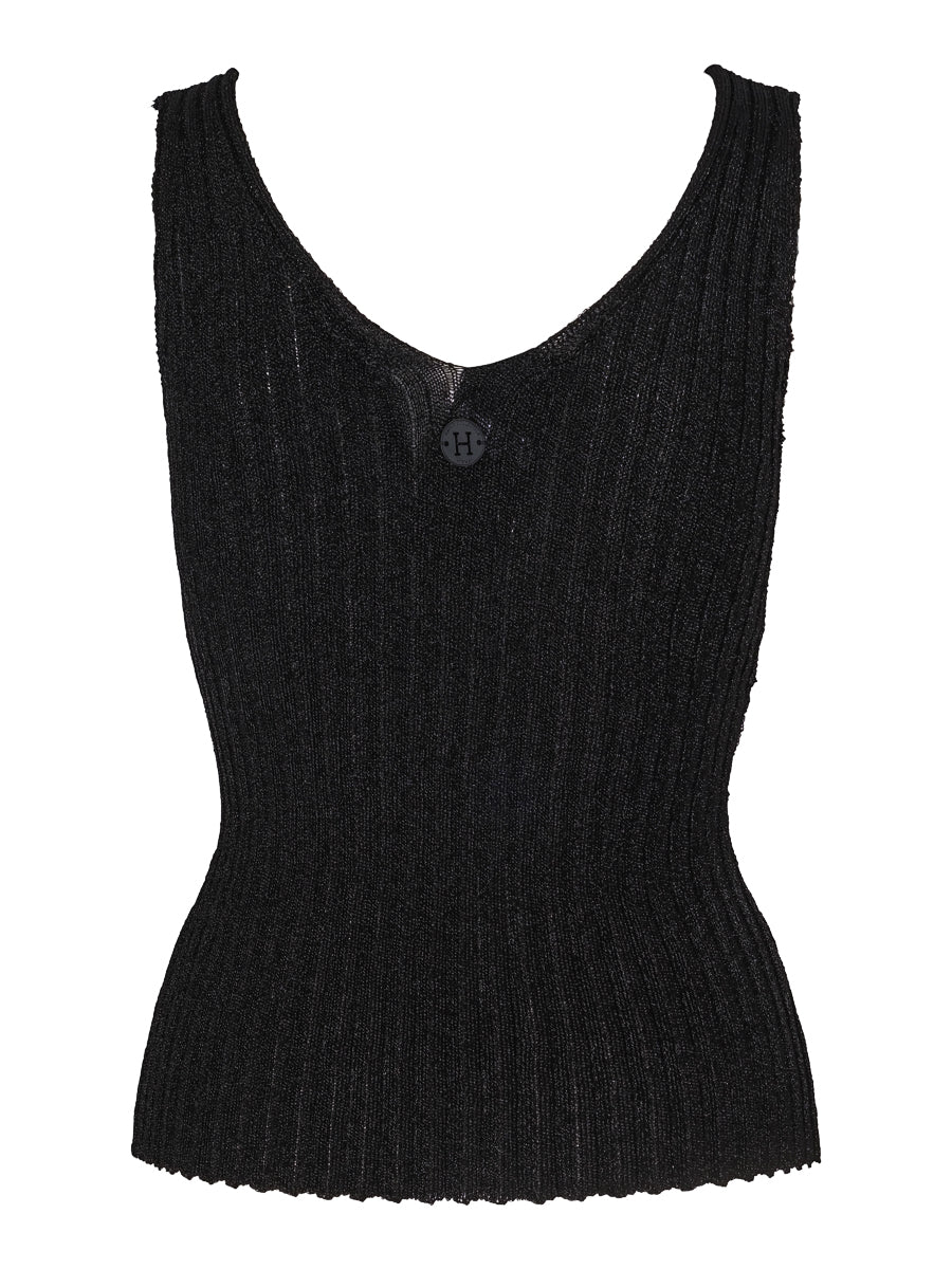 Sort Knitted Party Singlet - Image 2