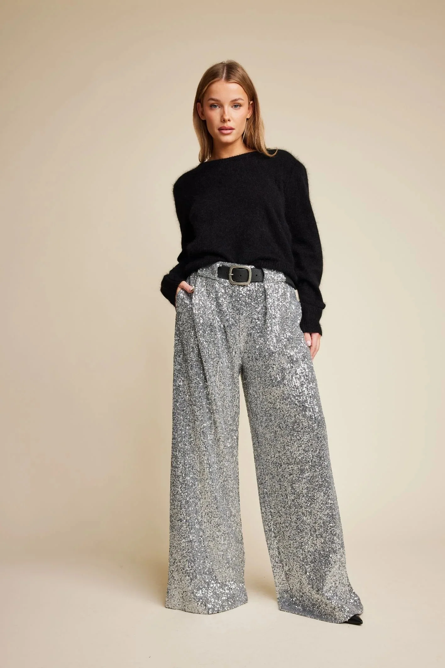 Sort Minelli Knitted Sweater - Image 4