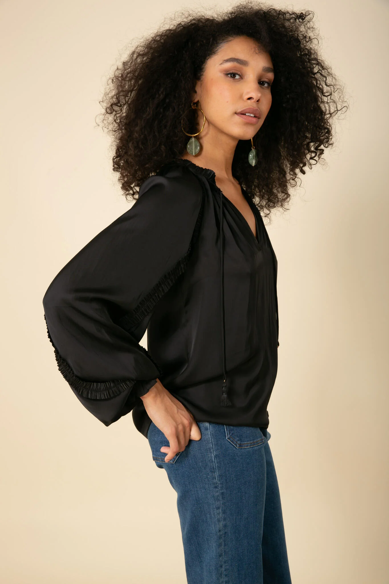 Sort Remington Blouse - Image 3