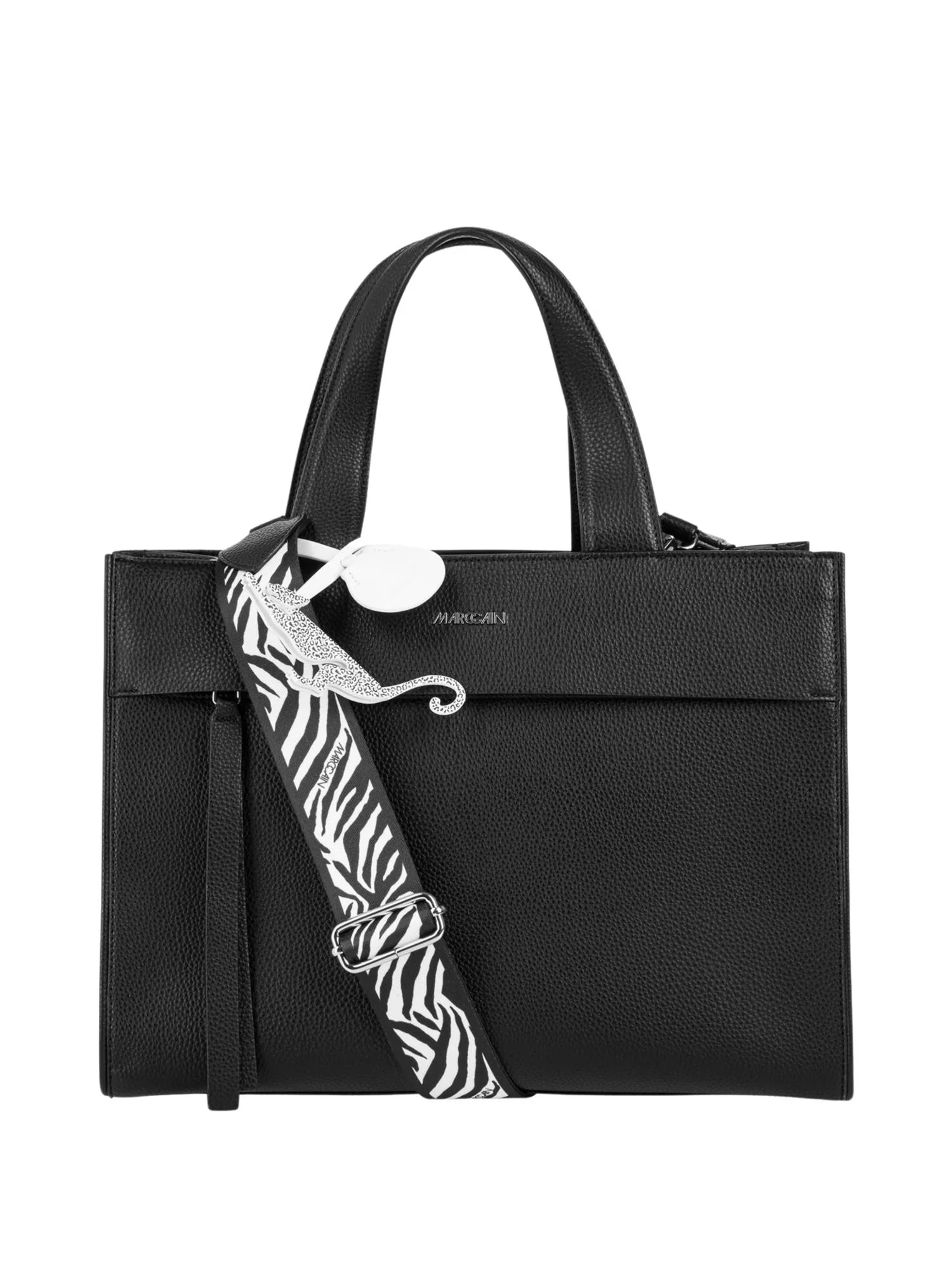 Sort Satchel bag with zip - Image 6