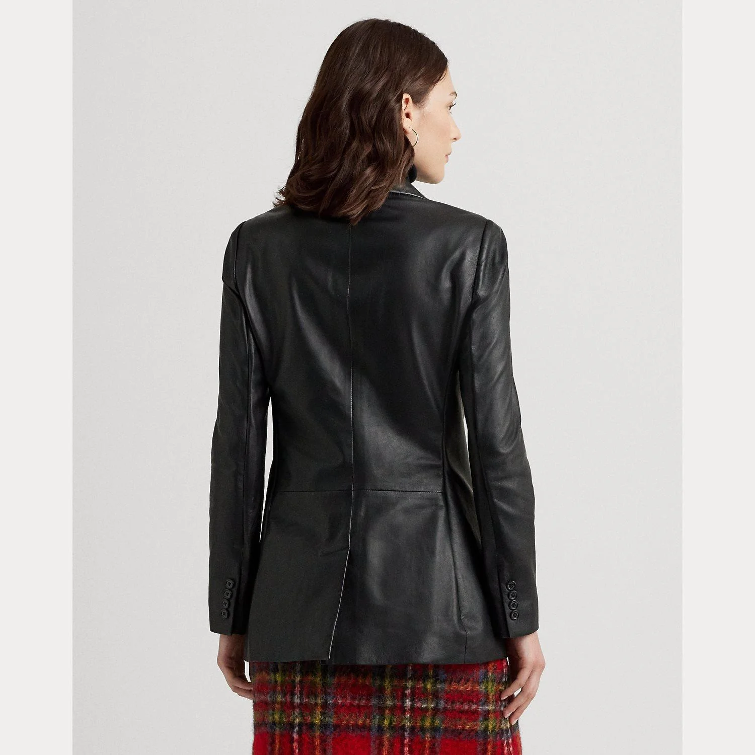 Sort Skinn blazer - Image 3