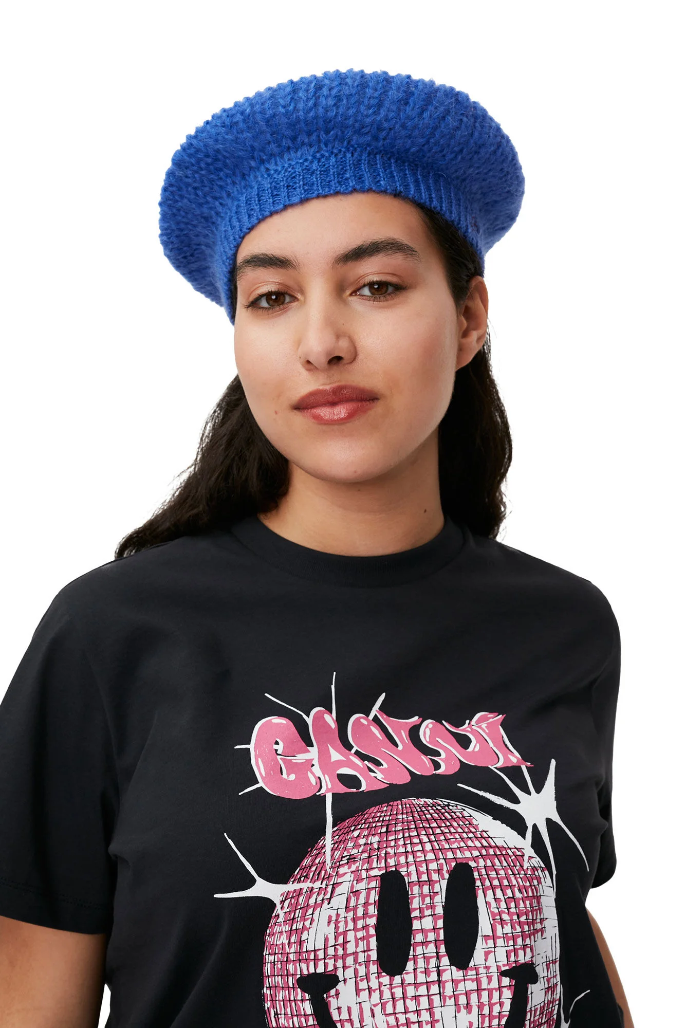 Sort Smiley Dark Relaxed t-shirt - Image 5