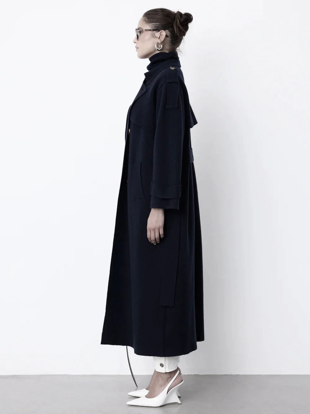 Sort Trench Coat - Image 3