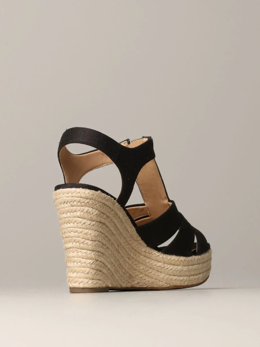 Sort Wedge sandal - Image 2