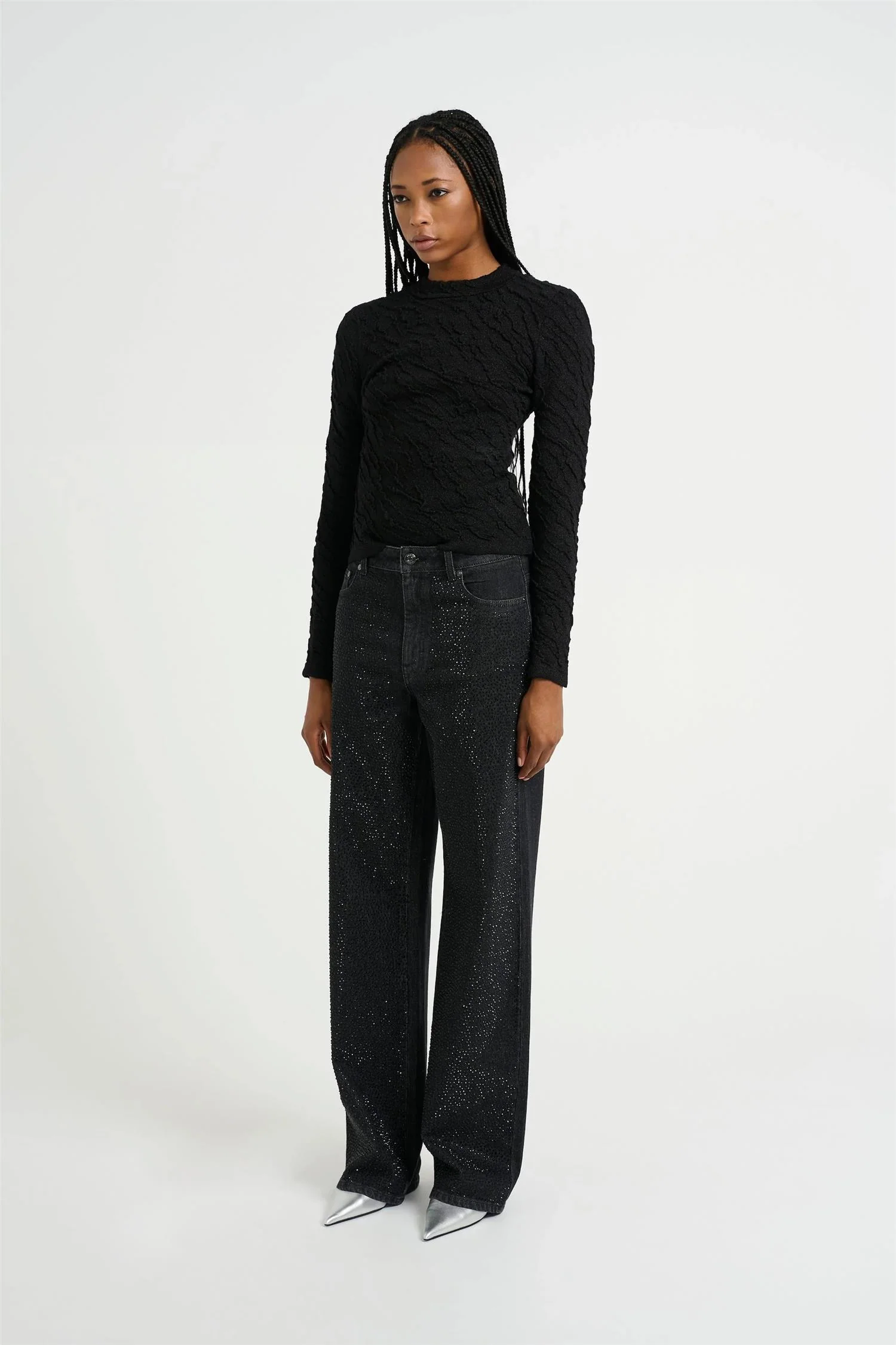Sort ZorahGZ MW jeans - Image 2