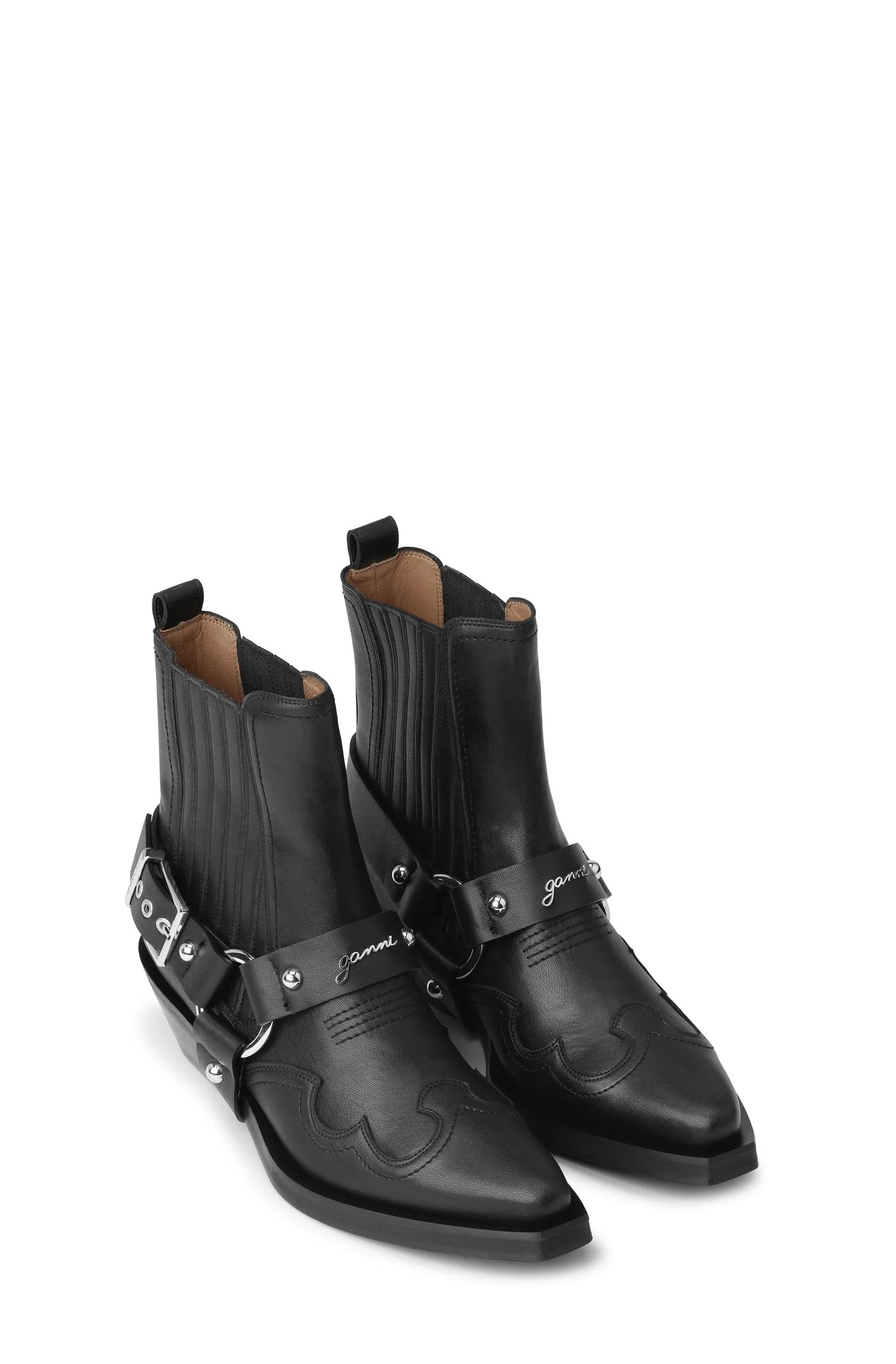 Sorte Fitted Chelsea Western Boot - Image 2