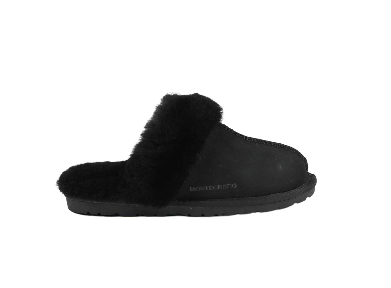 Sorte Nouveau Ladies Fur Slippers