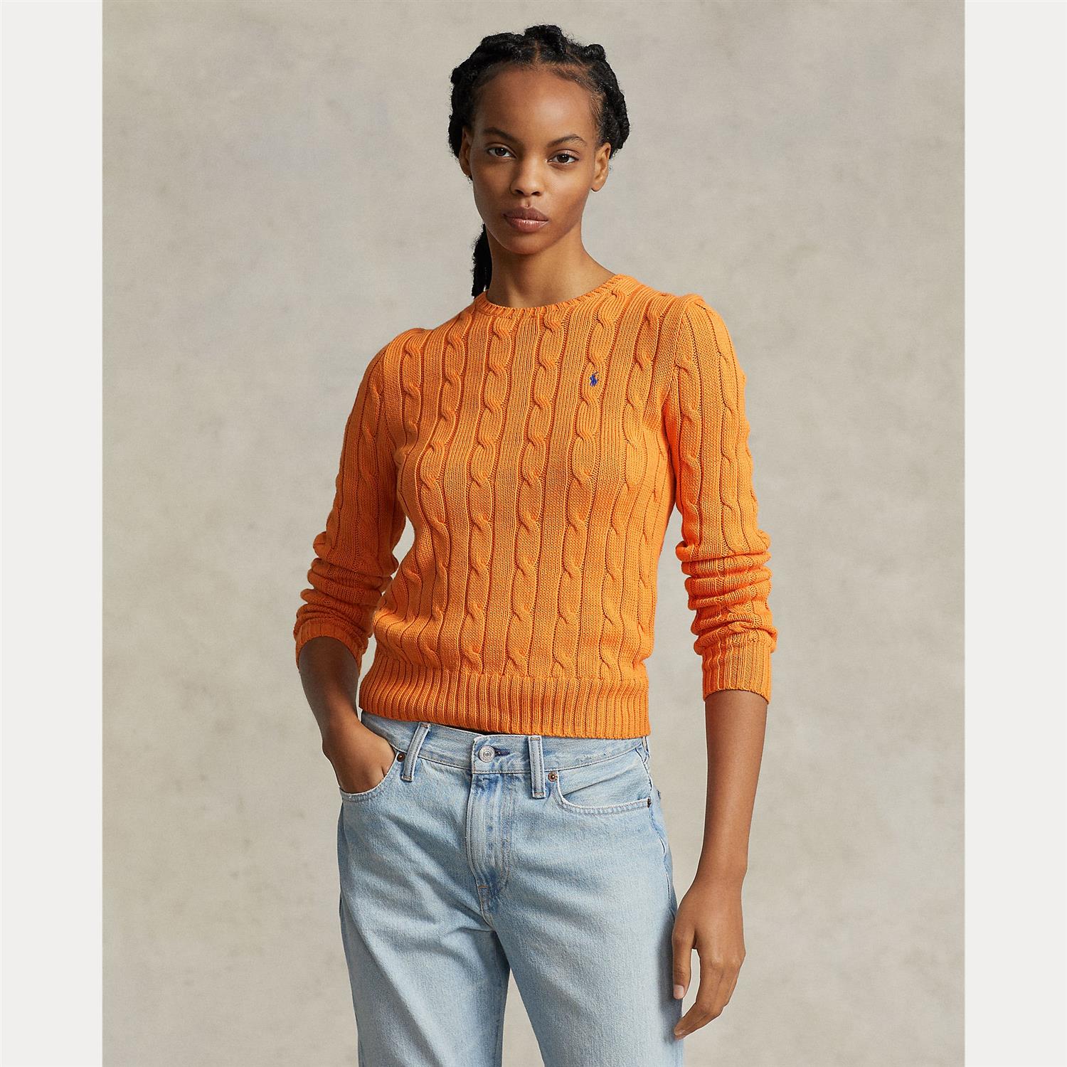 Sun Orange Julianna Long SLV Pullover - Image 2