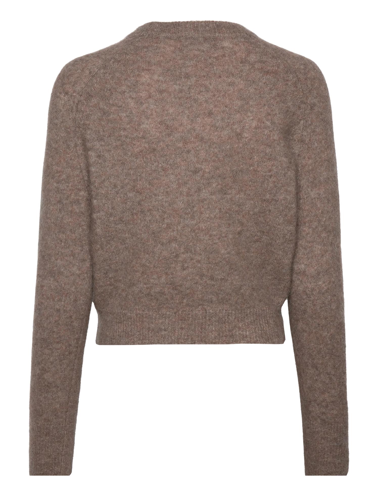Taupe Mohair Girlfriend Sweater - Image 2
