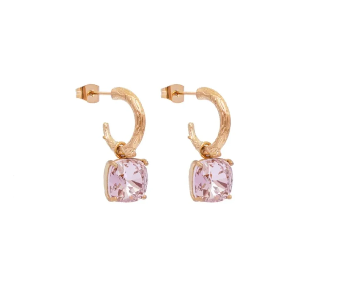 Vintage Rose Carla Swarovski ørepynt