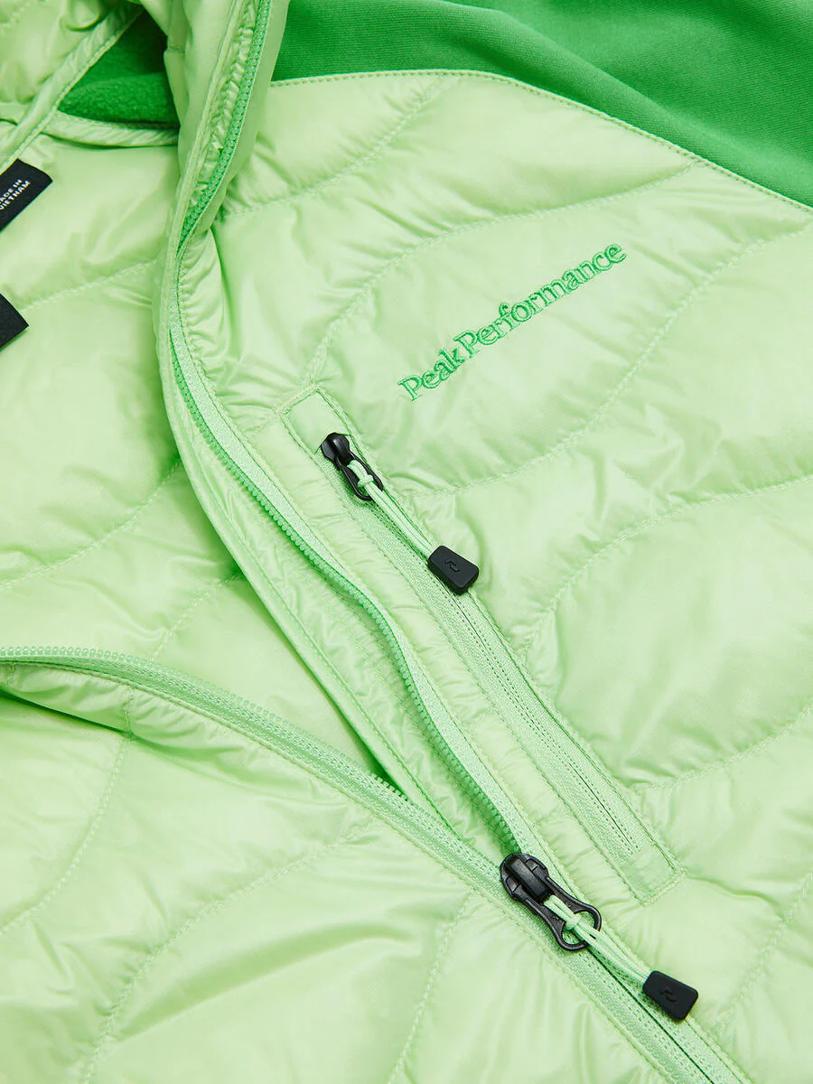 Vivid Green/Peppermint Helium Down Hybrid Hood - Image 4