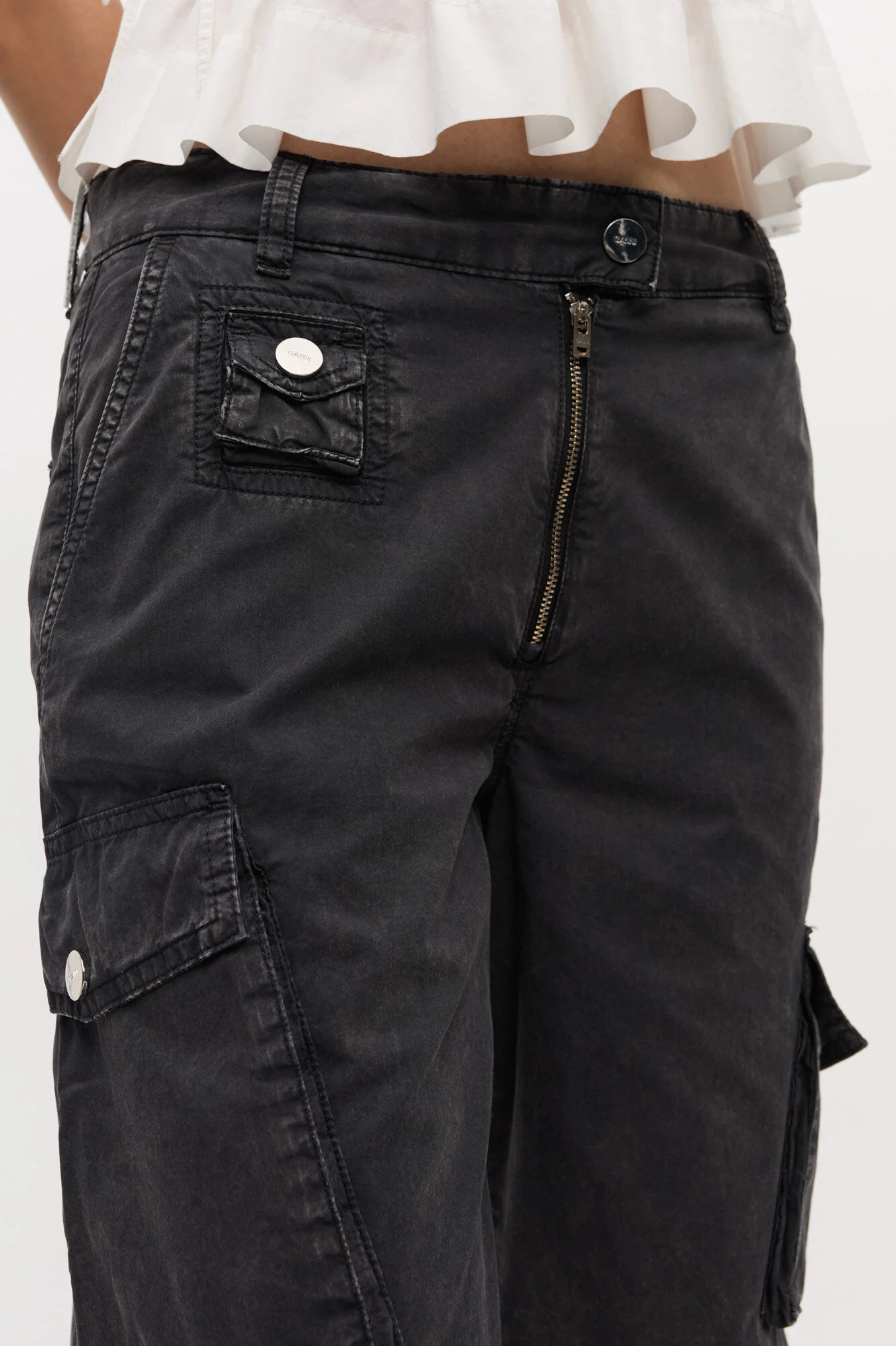 Washed Cotton Twill Pants - Image 5