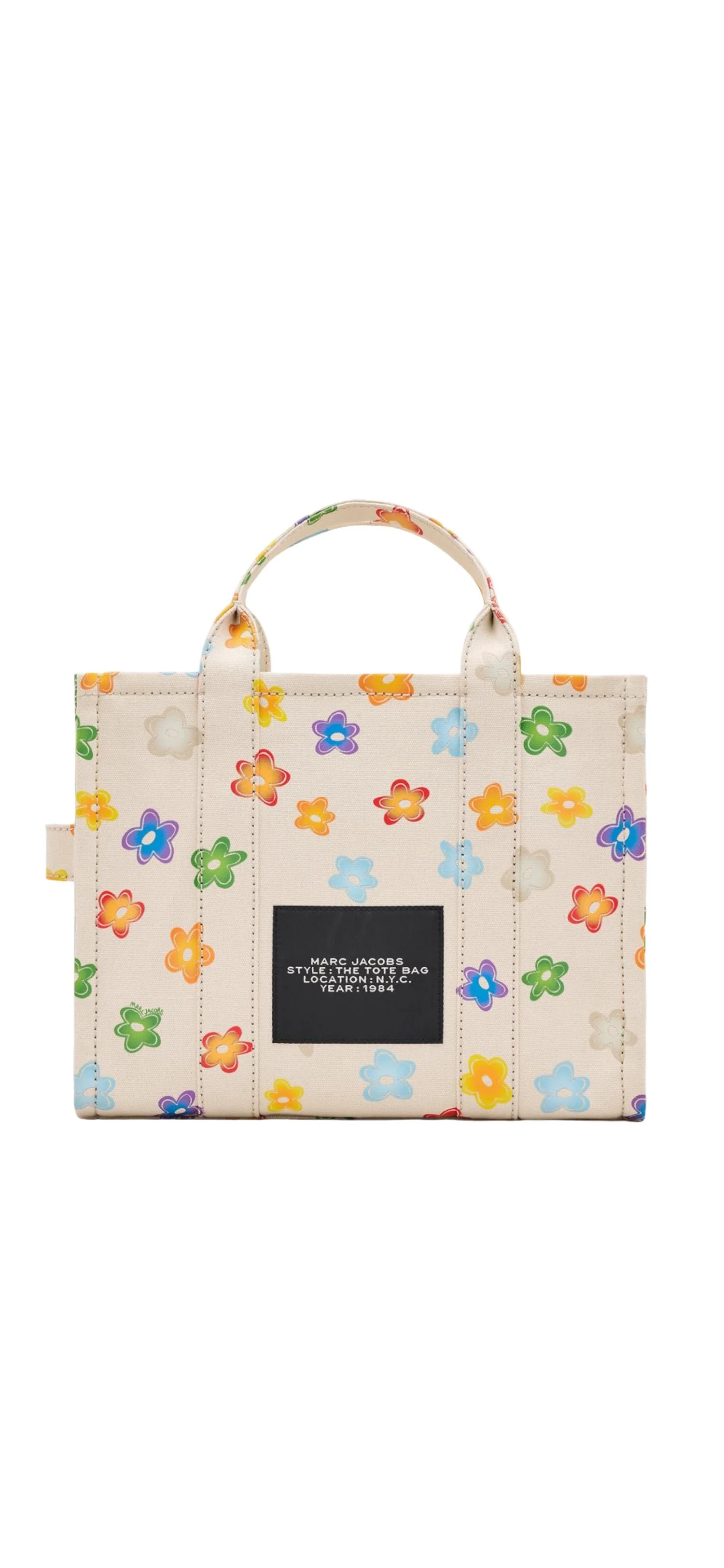 White Multi The Medium Tote - Image 5